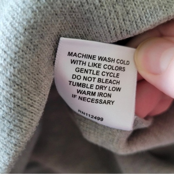 🍀EUC TAILORBYRD Quarter Zip Cozy Melange Pullover free shipping - Picture 4 of 5